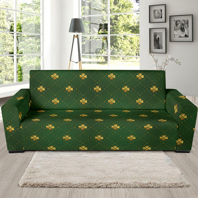 Clover Pattern Print Design 01 Sofa Slipcover