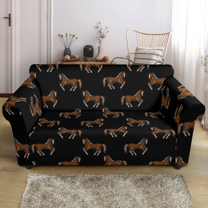 Horse Print Design LKS3010 Loveseat Couch Slipcover