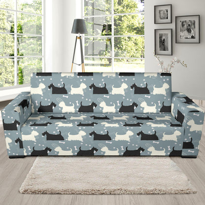 Scottish Terriers Print Design LKS301 Sofa Slipcover