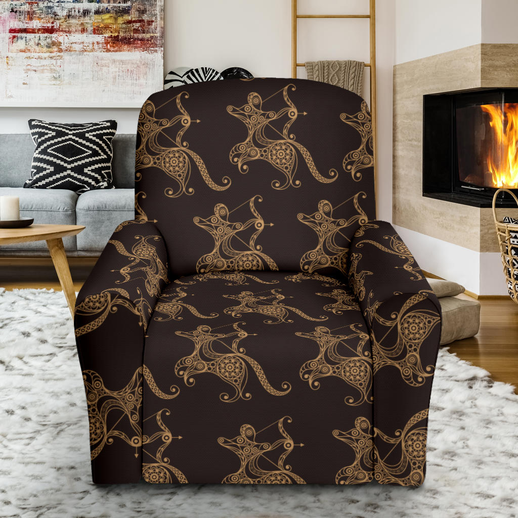 Sagittarius Print Design LKS301 Recliner Slipcover with Pocket