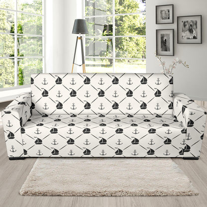 Sailboat Print Design LKS302 Sofa Slipcover