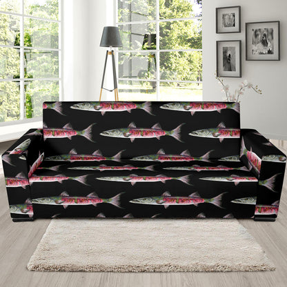Barracuda Pattern Print Design 02 Sofa Slipcover