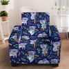 Koala Themed Design Print Armchair Slipcover