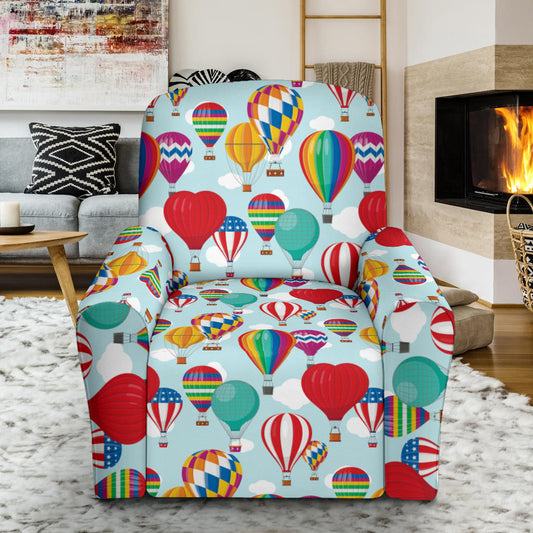 Ballon Pattern Print Design 07 Recliner Slipcover with Pocket