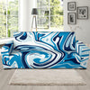 Liquid Pattern Print Design 05 Sofa Slipcover