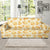 Cheese Pattern Print Design 01 Sofa Slipcover