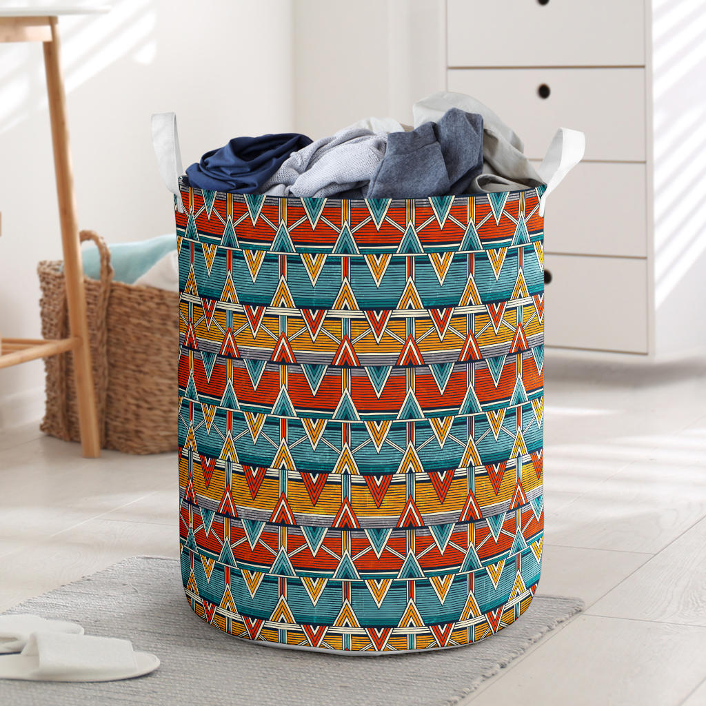 Kente Print African Design Themed Laundry Basket