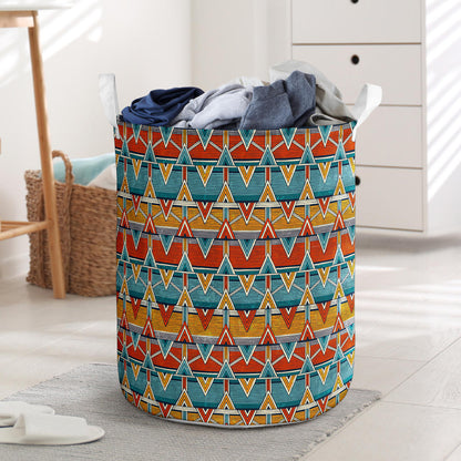 Kente Print African Design Themed Laundry Basket