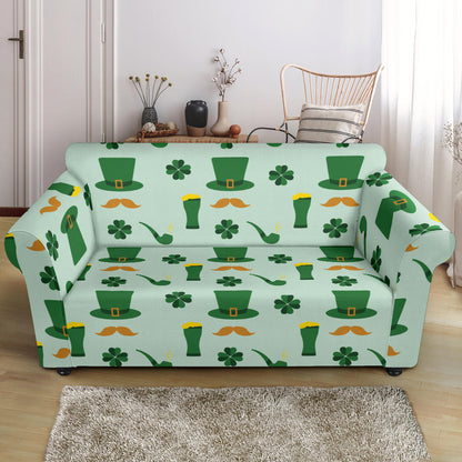 St Patricks Day Print Design LKS304 Loveseat Couch Slipcover