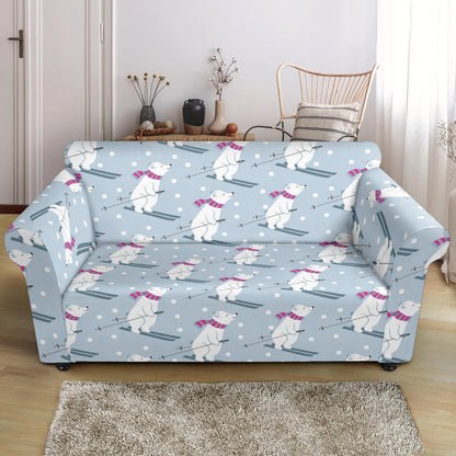 Ski Print Design LKS307 Loveseat Couch Slipcover