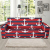 Nautical Pattern Print Design A05 Sofa Slipcover