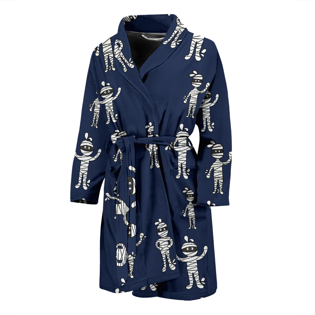 Mummy Print Design LKS306 Men Bathrobe