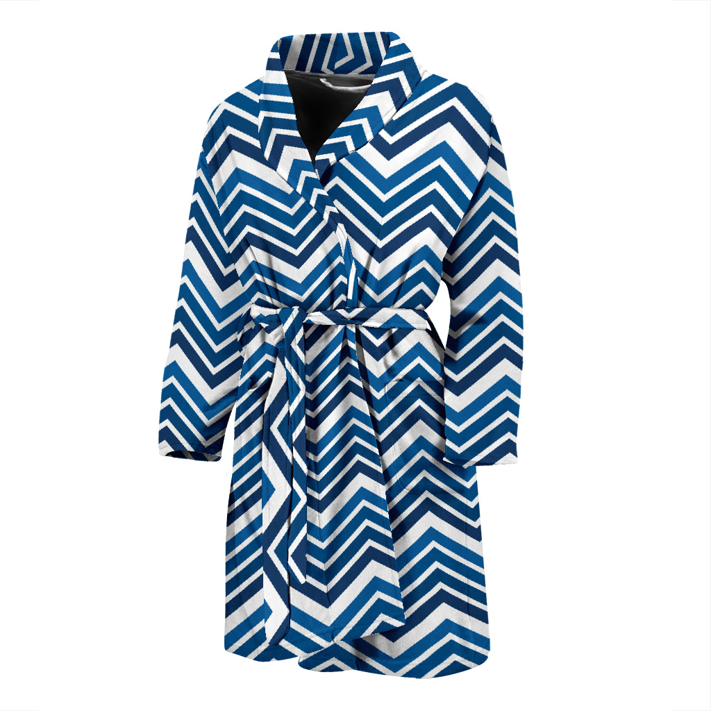 Chevron Print Design LKS403 Men Bathrobe