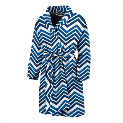 Chevron Print Design LKS403 Men Bathrobe