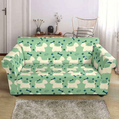 Scottish Terriers Print Design LKS302 Loveseat Couch Slipcover