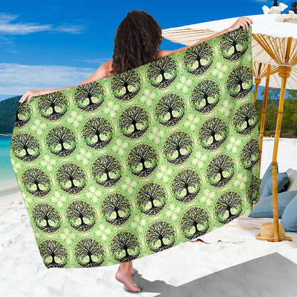 Celtic Pattern Print Design 010 Sarong Pareo Wrap