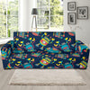 Robot Pattern Print Design A05 Sofa Slipcover