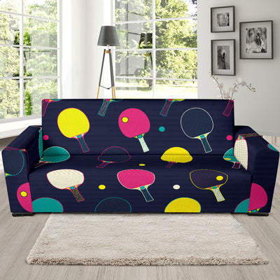 Ping Pong Pattern Print Design A04 Sofa Slipcover