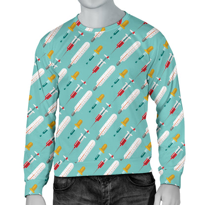 Phlebotomist Medical Print Men Long Sleeve Sweatshirt