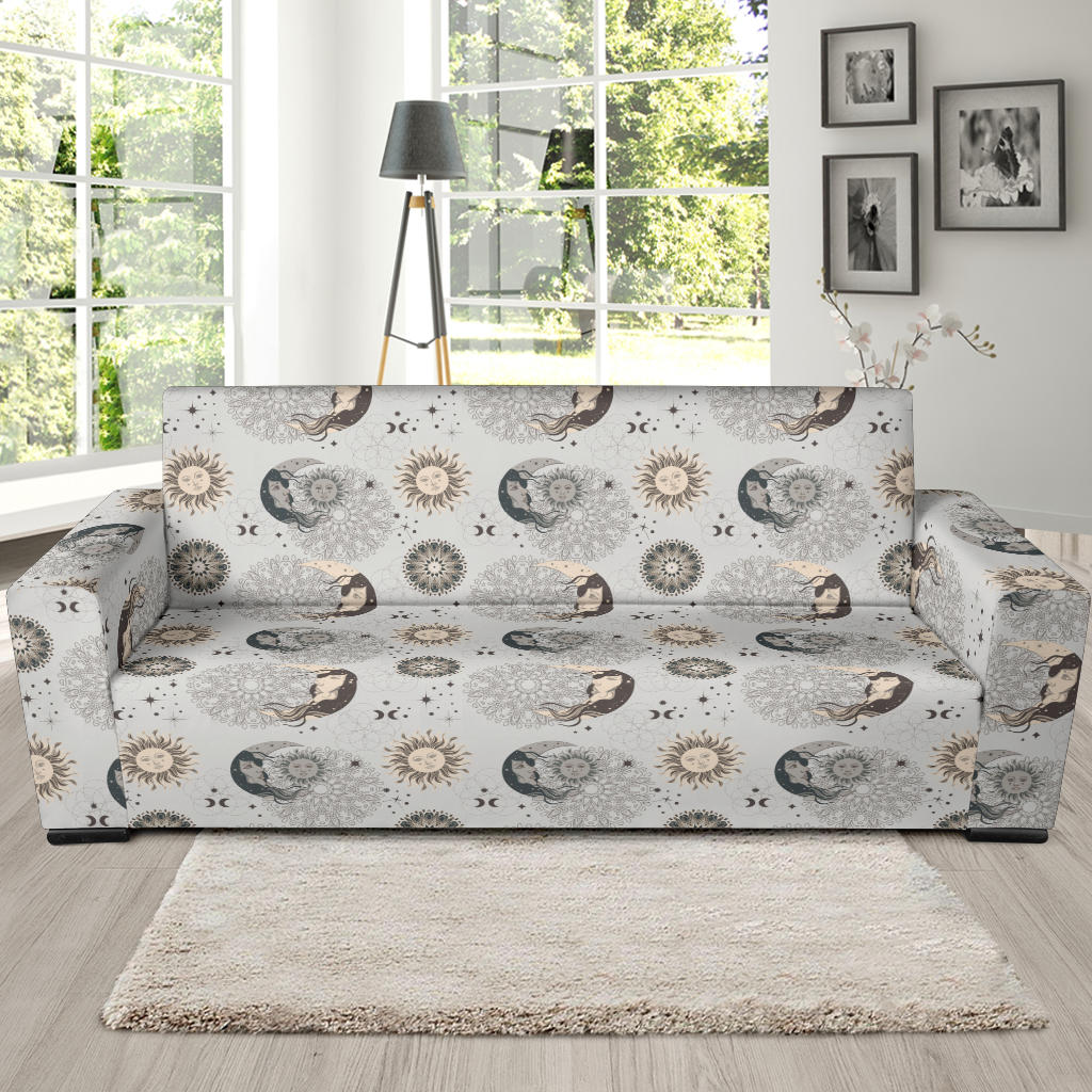 Sun Moon Print Design LKS302 Sofa Slipcover