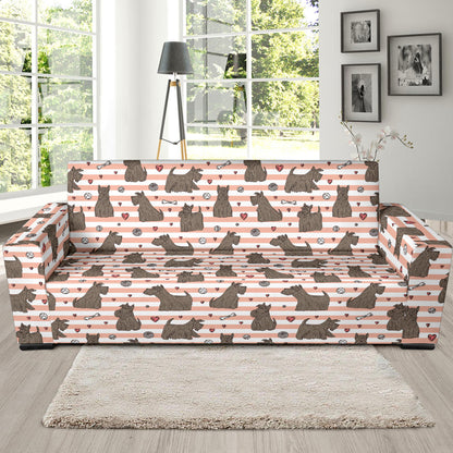 Scottish Terriers Print Design LKS3016 Sofa Slipcover