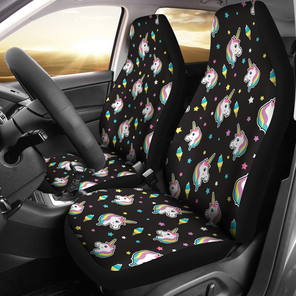 Unicorn Print Design LKS302 Car Seat Covers