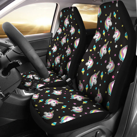 Unicorn Print Design LKS302 Car Seat Covers