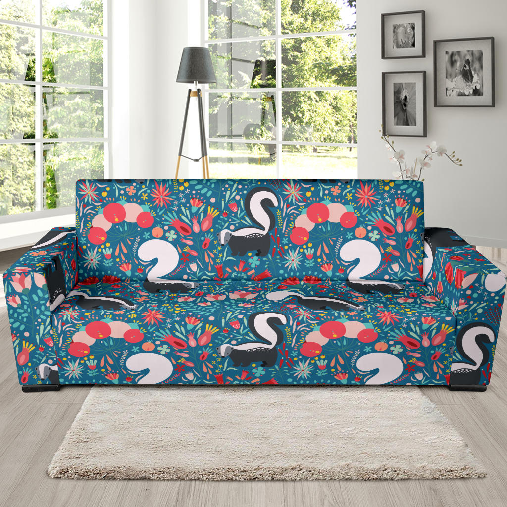 Skunk Print Design LKS302 Sofa Slipcover