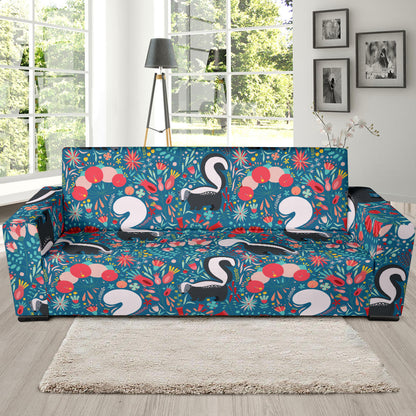 Skunk Print Design LKS302 Sofa Slipcover