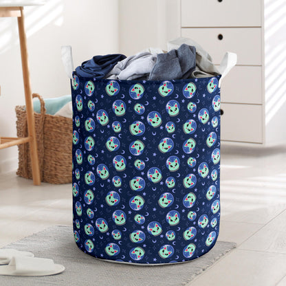 Alien Cat Laundry Basket