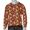 Yin Yang Style Pattern Design Print Men Long Sleeve Sweatshirt