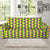 Mardi Gras Pattern Print Design 01 Sofa Slipcover