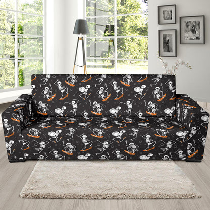 Skateboard With Skeleton Print Design LKS303 Sofa Slipcover