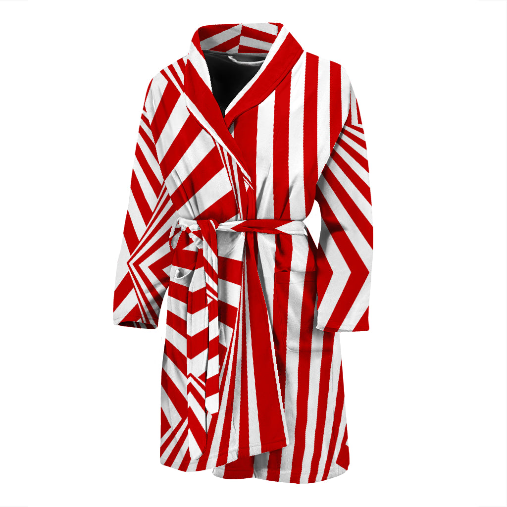 Vortex Print Design LKS304 Men Bathrobe