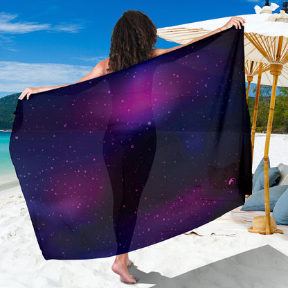 Night sky Pattern Print Design A04 Sarong Pareo Wrap