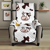 Cow Pattern Print Design 06 Armchair Cover Protector