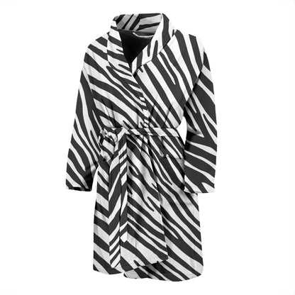 Zebra Classic Print Design LKS302 Men Bathrobe
