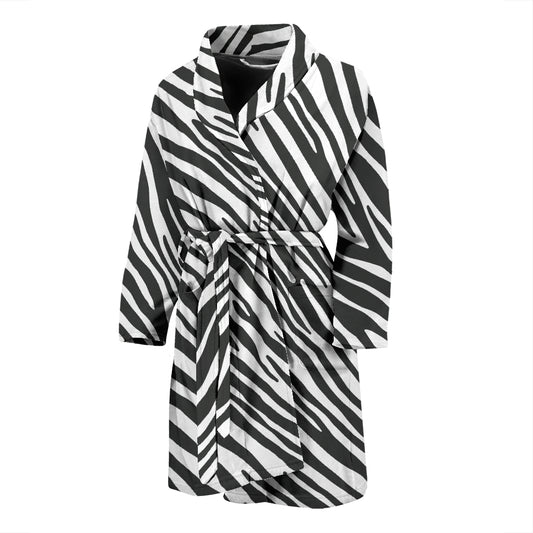 Zebra Classic Print Design LKS302 Men Bathrobe
