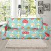 Mushroom Pattern Print Design A01 Sofa Slipcover