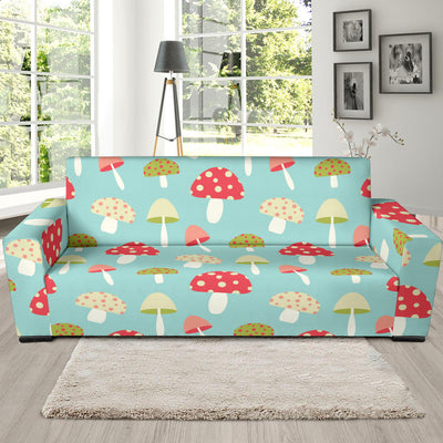 Mushroom Pattern Print Design A01 Sofa Slipcover