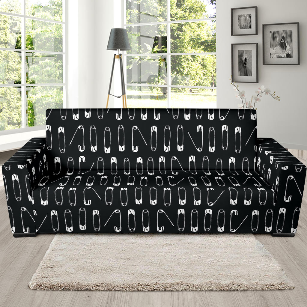 Safety Pin Print Design LKS302 Sofa Slipcover