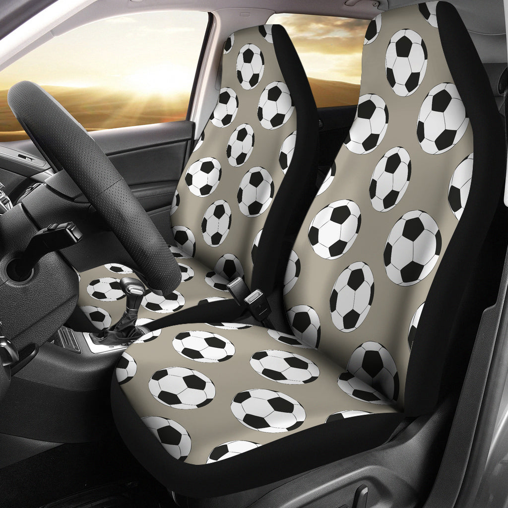 Soccer Ball Print Design LKS302 Car Seat Covers