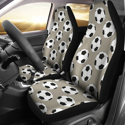 Soccer Ball Print Design LKS302 Car Seat Covers