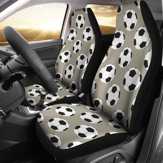 Soccer Ball Print Design LKS302 Car Seat Covers