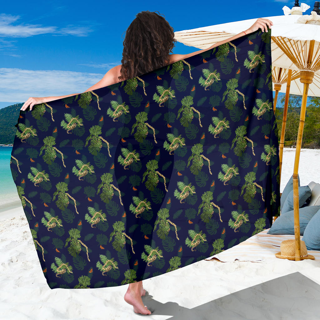 Boa Pattern Print Design 02 Sarong Pareo Wrap