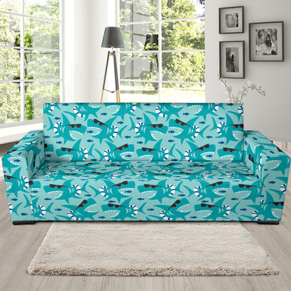 Shark Cute Print Design LKS302 Sofa Slipcover