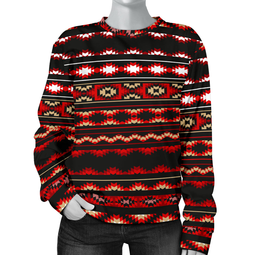 Southwestern Themed Women Long Sleeve Sweatshirt