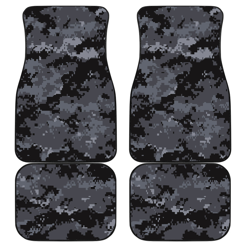 ACU Digital Black Camouflage Car Floor Mats Front Back