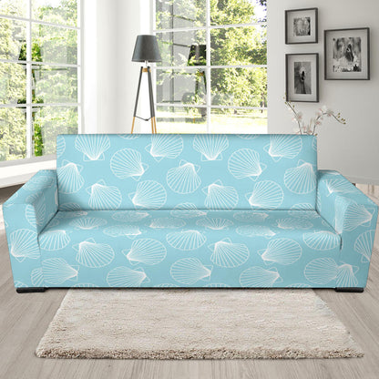 Seashell Print Design LKS3010 Sofa Slipcover