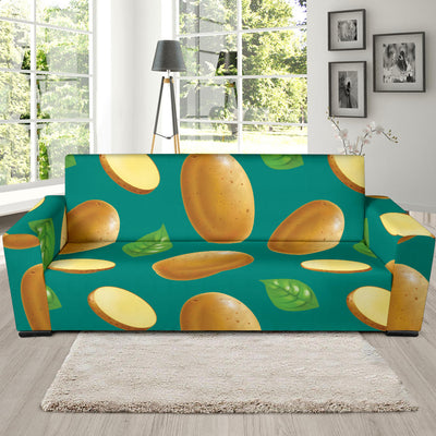 Potato Pattern Print Design A04 Sofa Slipcover